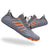 Gray Drifters barefoot gym shoes with wide toe box and zero drop sole
