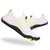 White Drifters barefoot gym shoes with wide toe box and zero drop sole