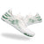 Gray Clouders barefoot shoes top view highlighting toe box space