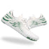 Gray Clouders barefoot shoes top view highlighting toe box space