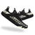 Black Hazers barefoot sneakers with wide toe box and flexible sole