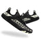 Black Hazers barefoot sneakers with wide toe box and flexible sole