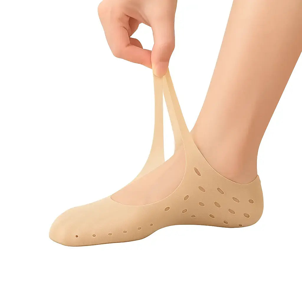Second skin invisible socks for barefoot shoes