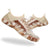Brown Prismers barefoot hiking shoes side view with outdoor design