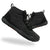 Black Ramblers barefoot winter boots with zero drop sole