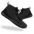 Black Ramblers barefoot winter boots with zero drop sole