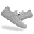 Gray Roamers barefoot sneakers with wide toe box and zero drop design