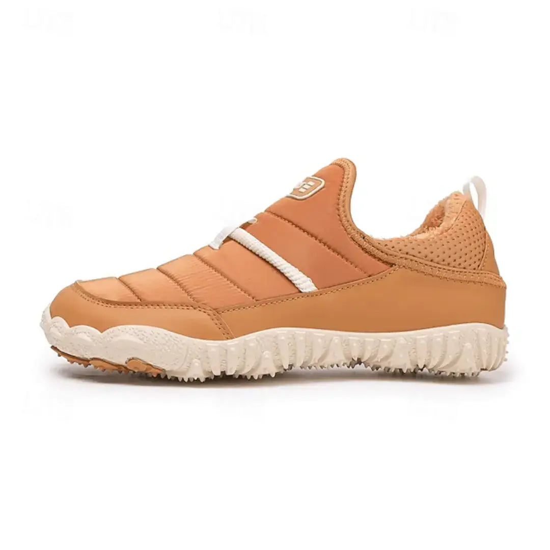 Sledders Caramel Macchiato barefoot winter shoes in brown color