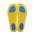 Pair of transition insoles for barefoot footwear