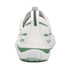 Green Gossamers barefoot shoes angled view with flexible construction