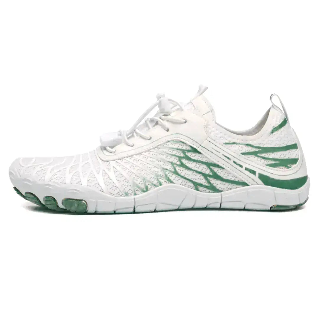 Green Gossamers barefoot shoes with wide toe box and zero drop sole