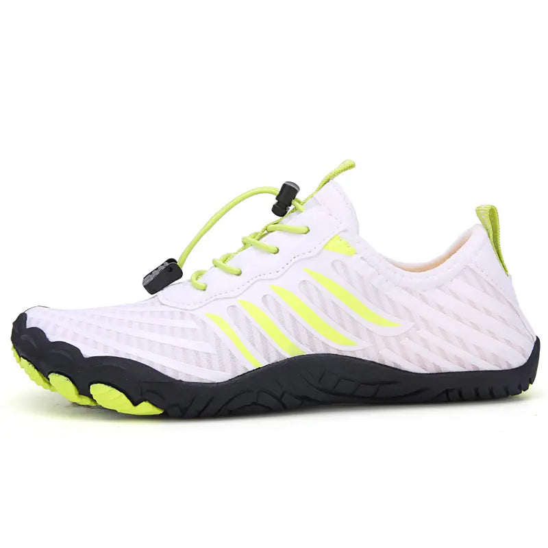 white/lime green