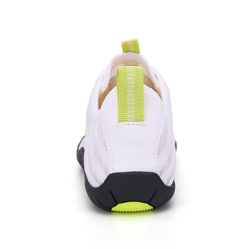 white/lime green
